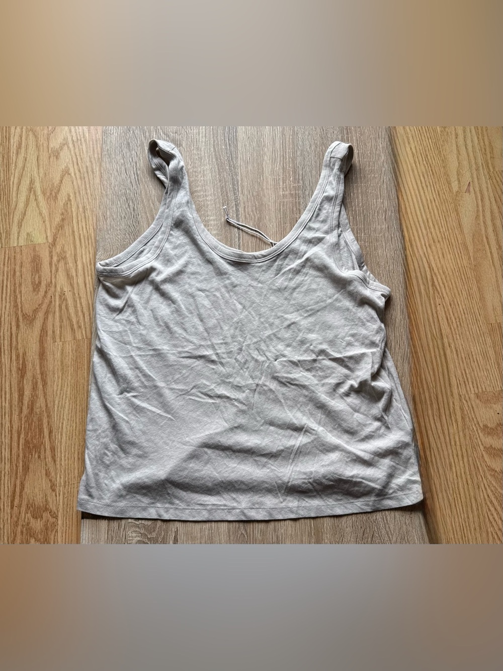 Everlane Air Camisole in the color cloud size medium